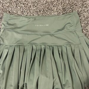 Goldhinge Women's Olive A-Line Skirt